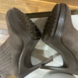 BCBGMaxAzria Taupe Heeled Boots